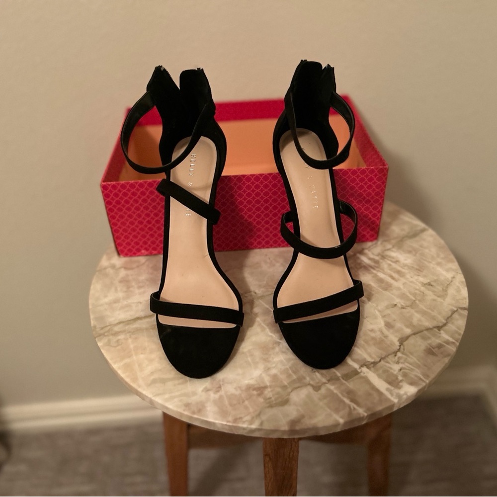 Kelly & Katie Black Stiletto Heels